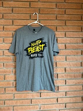 Monster Energy hard tea "Nasty beast" Tshirt men’s medium